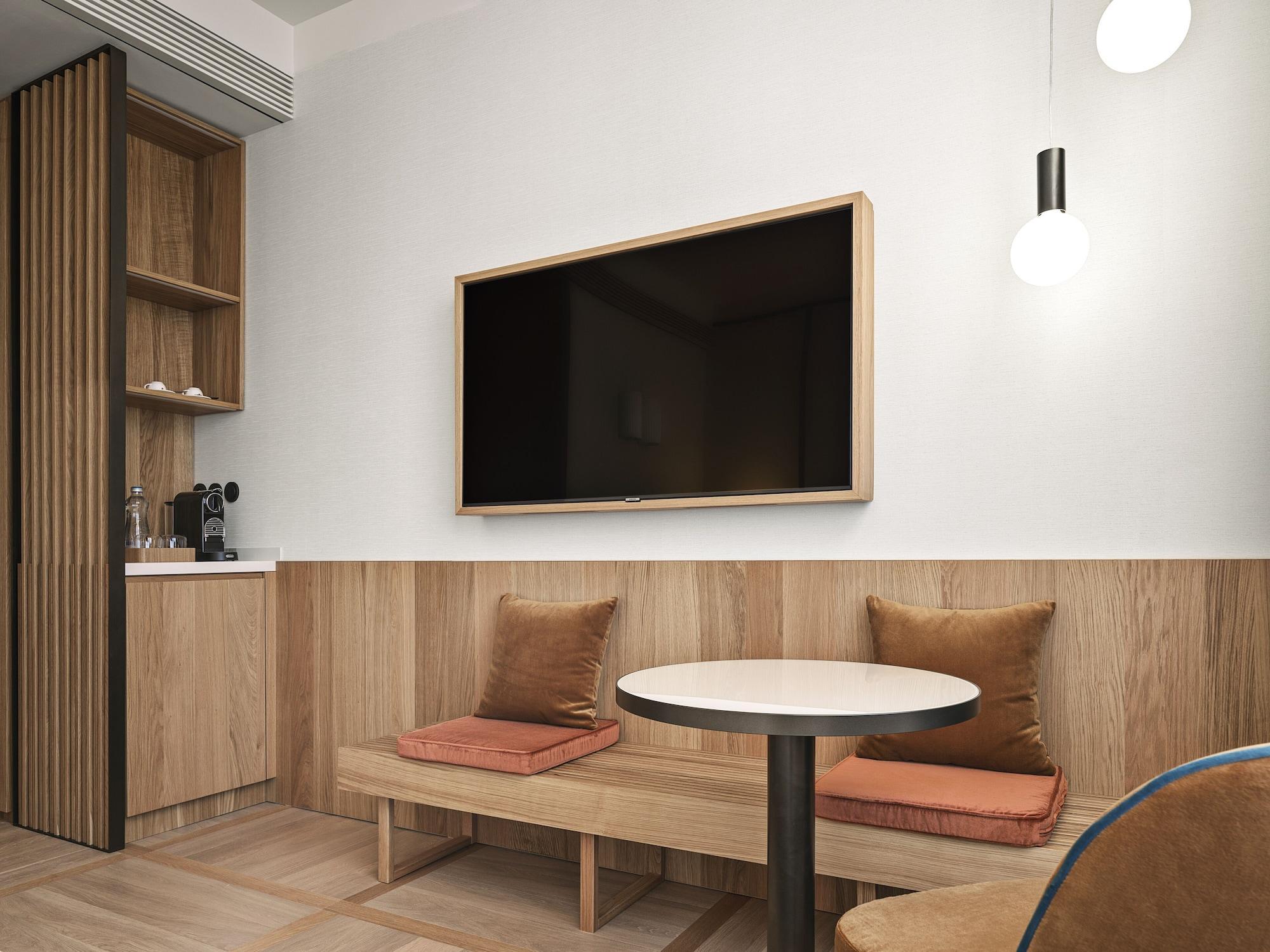 The Julius Prague Hotel Exterior photo A 3D rendering of a hotel room