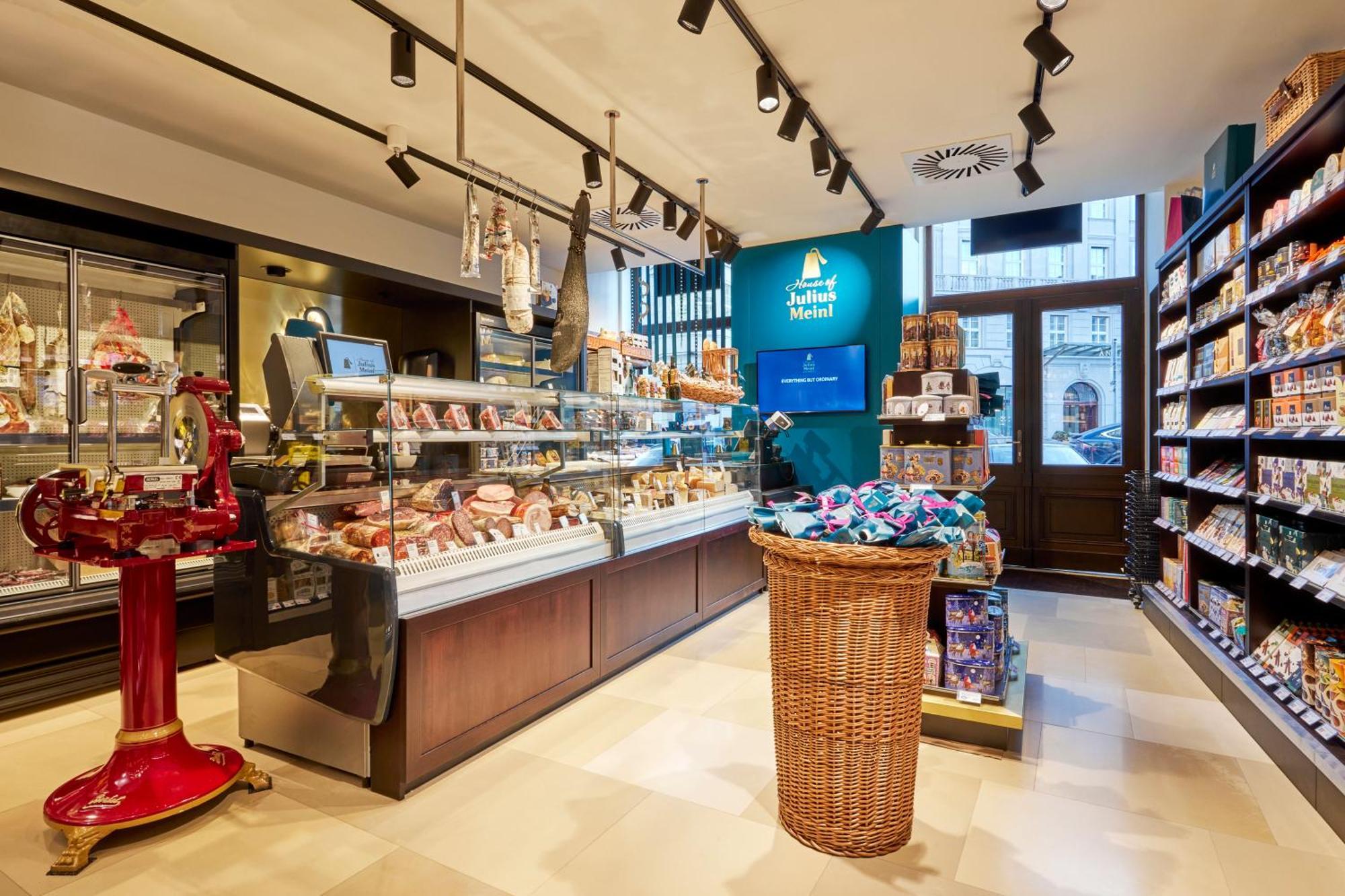 The Julius Prague Hotel Exterior photo The interior of a typical chocolate shop